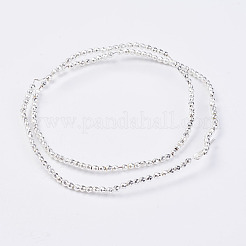 Non magnetici fili di perline di ematite sintetico&nbsp;G-P262-25-2mm-S