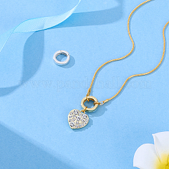 2 pz 2 colori 925 anelli a molla in argento sterling con 925 timbri&nbsp;STER-PH0004-27B