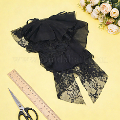 Faux col amovible en dentelle de polyester&nbsp;DIY-WH0591-541B