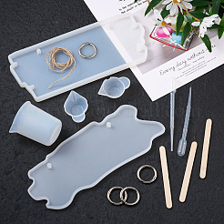 DIY Silikon Hangtag Formen Kits&nbsp;DIY-TA0008-28