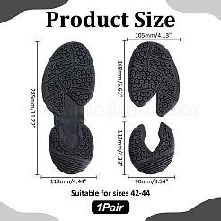 Schuhreparatur Austausch der Schuhsohle aus synthetischem Gummi&nbsp;DIY-WH0899-726A