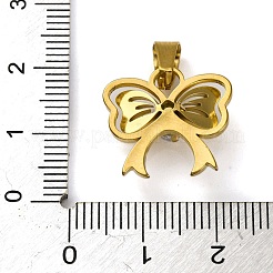 Ciondolo in acciaio inossidabile 304 con diamanti&nbsp;LS-STAS-U018-01G-1