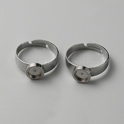 Einstellbare Fassungen für Lünettenbecherringe aus Edelstahl 304&nbsp;FIND-WH0110-500A