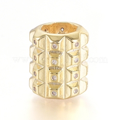 Perline zirconi micro pave  in ottone&nbsp;ZIRC-G162-11G