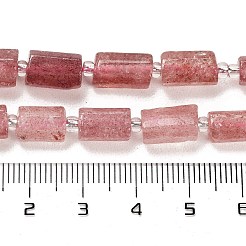 Natürlichen Erdbeere Quarzperlen Stränge&nbsp;G-G068-A15-01
