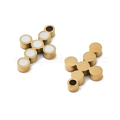 Breloques en acier inoxydable chirurgical 316 avec placage ionique (ip)&nbsp;STAS-U014-64G-01