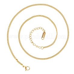 Colliers à chaîne gourmette en acier inoxydable 304 de 3 mm&nbsp;OT4459-2