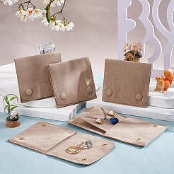 Sacchetti con coulisse per conservare gioielli in velluto&nbsp;ABAG-WH0032-55A