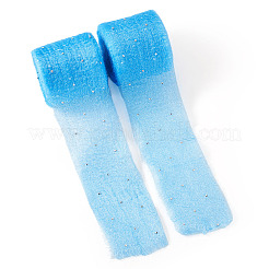 2 rouleau de ruban en polyester thermocollant à strass et bords francs&nbsp;OCOR-TA0003-95K