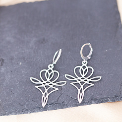 Boucles d'oreilles pendantes en acier inoxydable 201&nbsp;FS-WGB2EA6-01