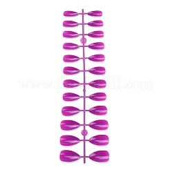 Faux ongles en plastique mat couleurs unies couverture complète faux ongles conseils&nbsp;MRMJ-T031-15-M