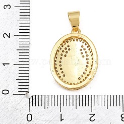 Pendentifs avec zircon cubiques à micro-pavés en laiton&nbsp;CU-CBAAB9C-04G