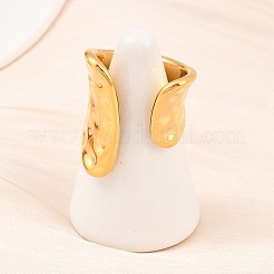 Anillos abiertos para puños de acero inoxidable 304&nbsp;LS-RJEW-D336-02G