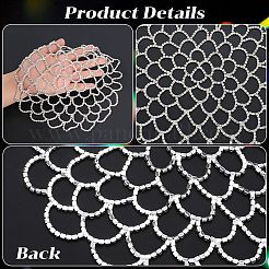 Legierungs-Strassquasten-Haarkettenhut für Braut&nbsp;DIY-WH20050-54S