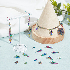 24 Stück 4 Stil 304 Edelstahlanhänger&nbsp;STAS-UN0045-79