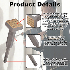 Embout de douille à tête carrée en alliage pour marteau perforateur&nbsp;TOOL-WH0006-002