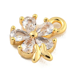Pendentifs en laiton zircon cubique transparent&nbsp;LS-KK-U015-10G