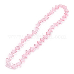 Chapelets de perles en verre transparent&nbsp;EGLA-C002-A02
