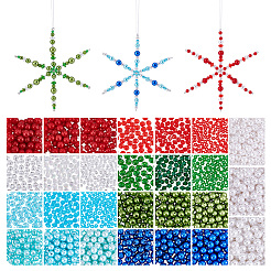 Kits de fabrication de bijoux de Noël DIY&nbsp;DIY-PH0030-35