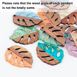 Kits de fabrication de boucles d'oreilles pendantes en forme de feuille&nbsp;DIY-OC0006-06