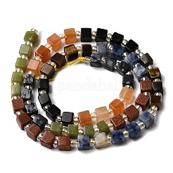 Perles en pierre d'or synthétique&nbsp;G-H333-03J