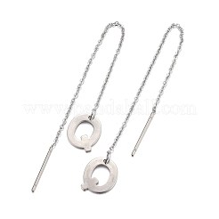 Pendientes de botón de acero inoxidable 304 que no se deslustran&nbsp;X-EJEW-L205-01Q