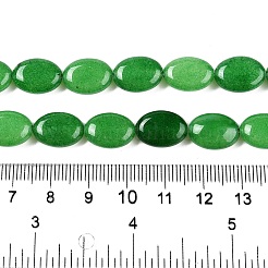 Brins de perles teints en jade naturel de Malaisie&nbsp;G-M206-46
