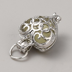 Legierung Medaillon-Anhänger&nbsp;FIND-WH0422-46C