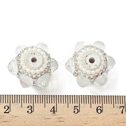 Perles de strass acryliques étincelantes&nbsp;CLAY-NH0003-01S-04