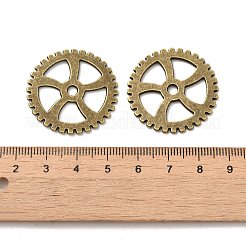 Colgantes de aleación de estilo tibetano steampunk&nbsp;TIBEP-5465-AB-LF