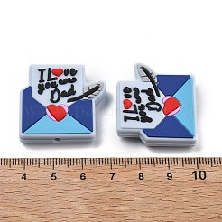 Perles de silicone pour la fête des pères&nbsp;SIL-V006-02H
