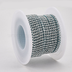 Elektrophorese-Eisen-Strass-Strass-Ketten&nbsp;CHC-Q009-SS6.5-A01-1