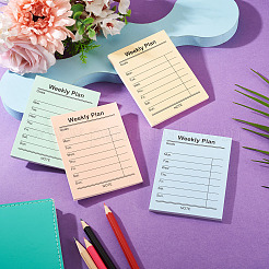 4 bloc-notes portable en papier 4 couleurs&nbsp;OFST-TA0001-06B