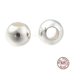 925 Sterling Silber Perlen&nbsp;STER-T002-235S-4mm