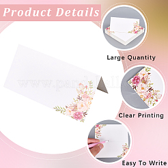 1 Beutel leere Tischkarten aus Papier&nbsp;AJEW-CN0004-26B