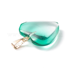 Pendenti in vetro verniciato spray bicolore&nbsp;GLAA-N035-016-C05