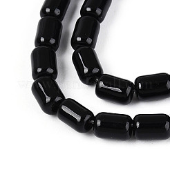 Chapelets de perles en verre opaques&nbsp;GLAA-T028-14P-01
