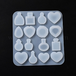 Parfümflasche/Herz Cabochon DIY Silikonformen&nbsp;X1-DIY-F139-02