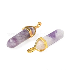 Pendenti a punta in charoite naturale&nbsp;G-G902-A03