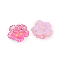 Cabochons en résine série fleur&nbsp;CRES-Q008-01L