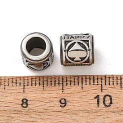 316 chirurgische Edelstahl-Europäische Perlen&nbsp;SA-CBA7555-01AS-06