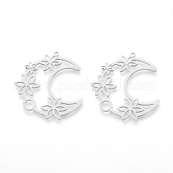 Pendentifs en acier inoxydable 201 anti-ternissement&nbsp;STAS-N090-LA981-1