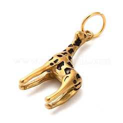 Ciondoli in acciaio inossidabile 304 smaltati con temi animali&nbsp;LS-STAS-K304-03A-G