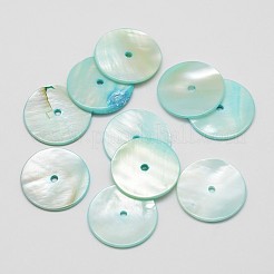 Perle di conchiglie naturali tinte&nbsp;X-SHEL-P004-06
