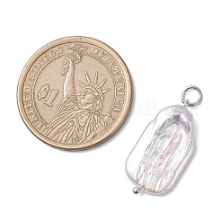 Natürliche Barockperle Keshi Perle Anhänger&nbsp;PALLOY-JF04628-02