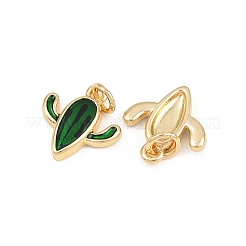 Charms del esmalte de bronce&nbsp;X-KK-B157-14G-01