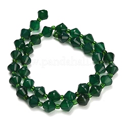 Stränge aus natürlichen grünen Chalcedonperlen&nbsp;GG-NH0004-C01