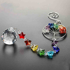 Cristal araña candelabros prismas&nbsp;AJEW-WH0021-50B