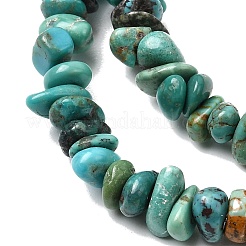 Hebras de perlas naturales de color turquesa Hubei&nbsp;G-H345-A01-03