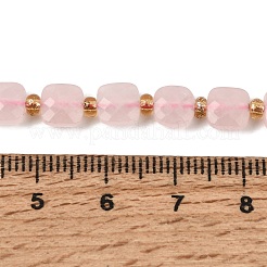 Natürlichen Rosenquarz Perlen Stränge&nbsp;GG-CBA96AE-A10-6x6mm